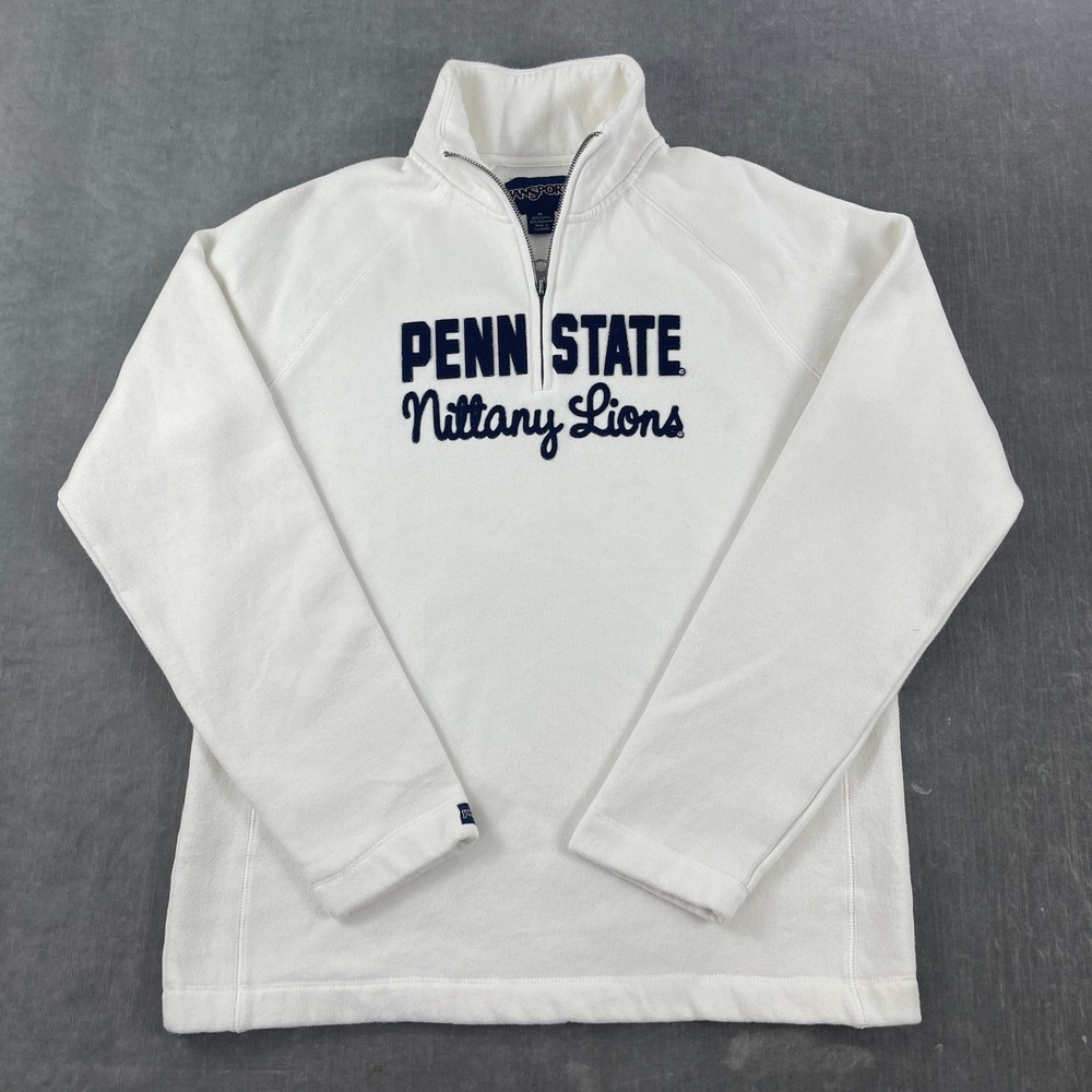 Penn State Nittany Lions Jansport Men XL White Quarter-Zip Fleece Pullover